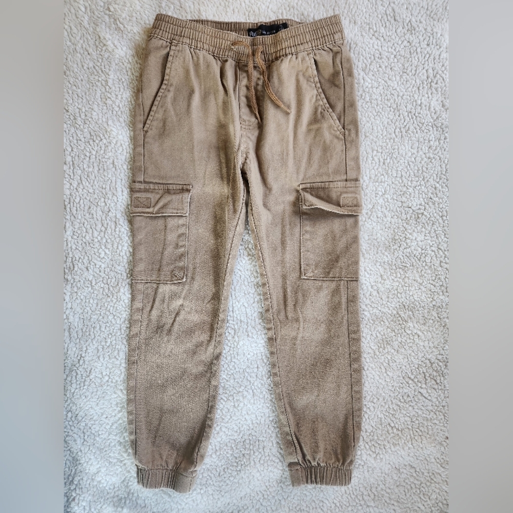 Kid"s Khaki Cargo Pants
